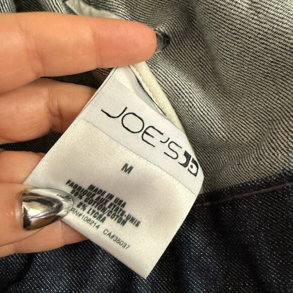 Y2K Vintage Joe's Jeans | Cropped Dark Denim Jean Jacket | Medium BNWT Deadstock - Picture 6 of 8